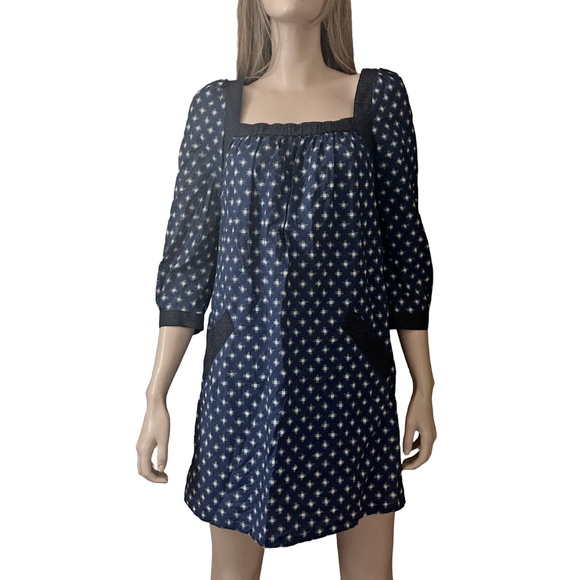 Madewell Daryl K Bonnie Tunic Dress Pockets All Over Print Generous sizing NWOT - Picture 12 of 16